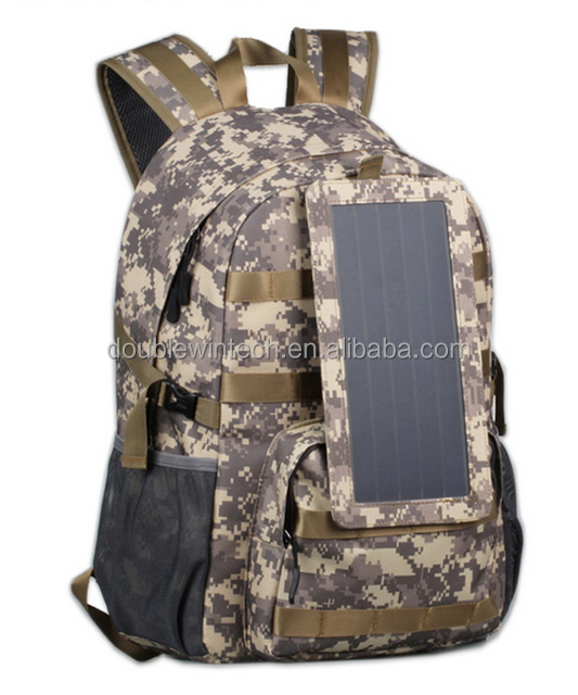 OEM 40L-45L модный 5 Вт портативный солнечный зарядное устройство рюкзак для наружной жизни с батареей (вариант