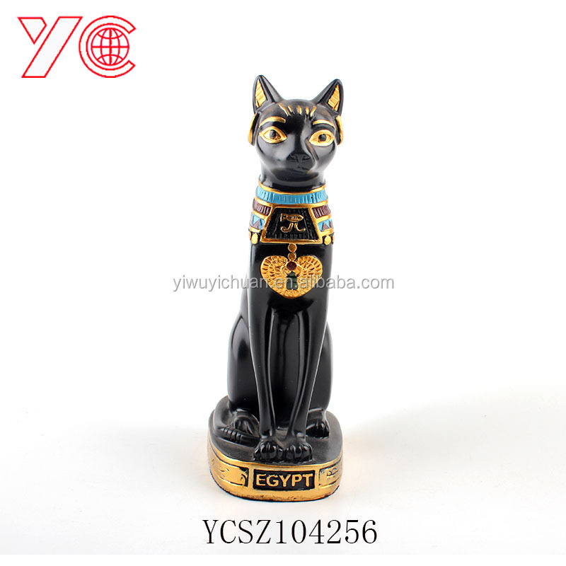 YC-SZ-104256 египетский кот фигурки из смолы