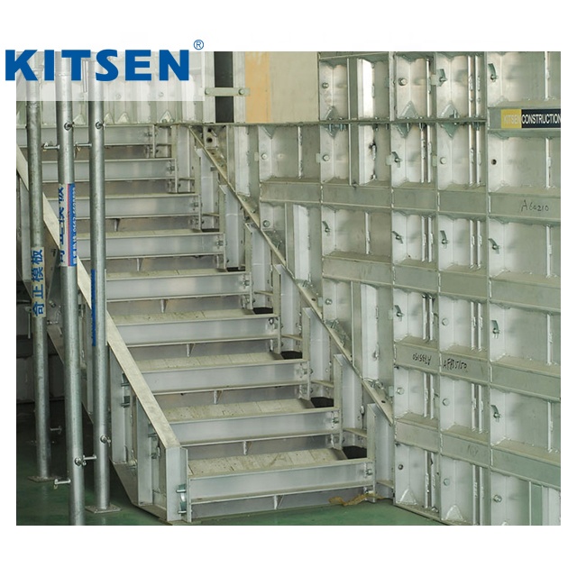 Reusable Recycling Monolithic Concrete Forms Aluminium Formwork System