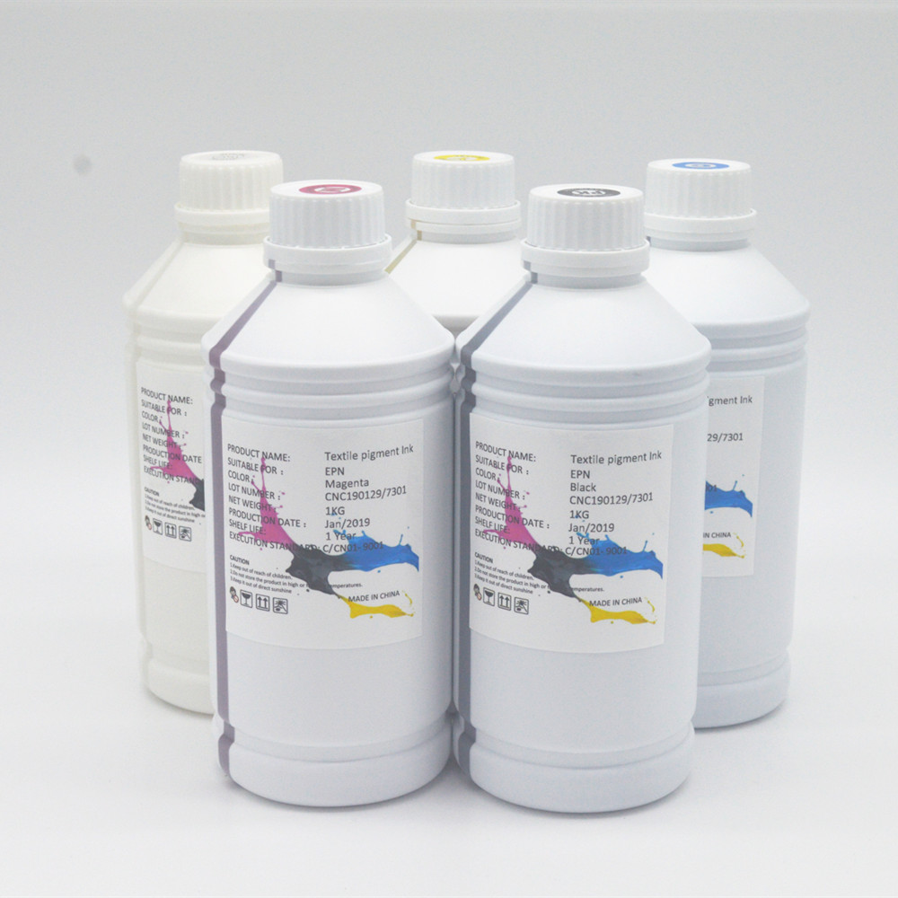Цифровая печать DTG белые чернила для Epson DX5 XP600 TX800 L1800 1390 1400