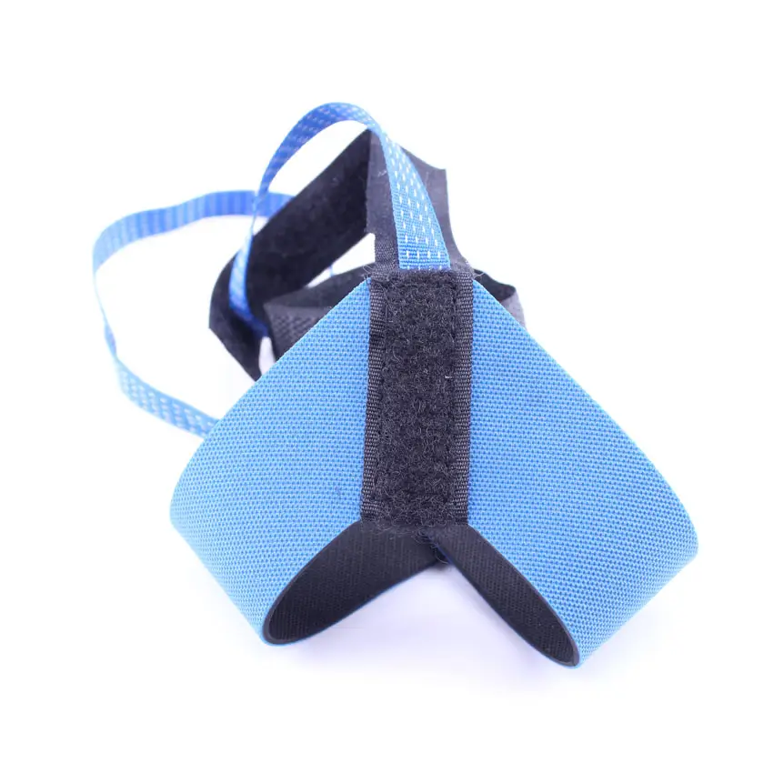 Blue Adjustable Rubber conductive anti-static foot strap ESD heel grounder shoe strap for cleanroom