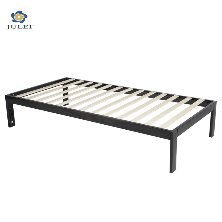 super single/full/queen/king/cal king white iron and wooden bed frames can be used on velvet linen upholstered bed