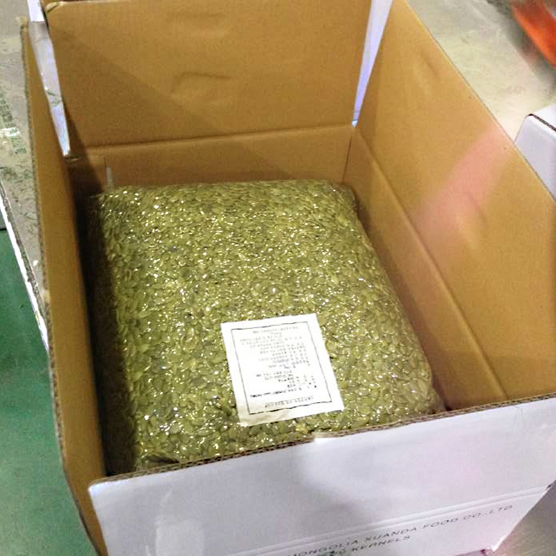 NOP EU certified organic pumpkin seeds kernel