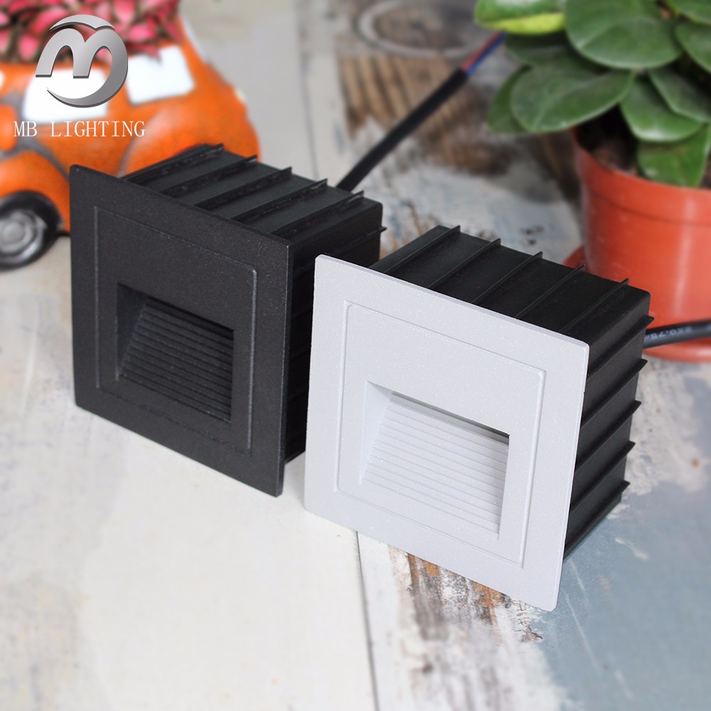 smd 2W алюминий привело утопленный настенный светильник