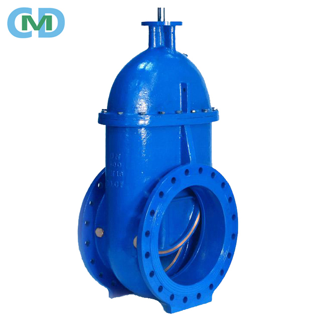 DIN Non Rising Stem Cast Ductile Iron Brass Bronze Metal Seat Gate Valve