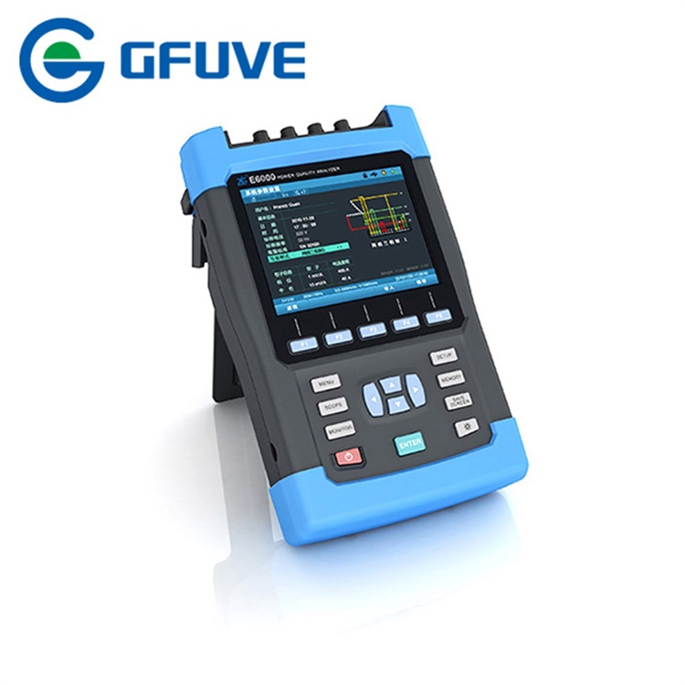 THD % тестовое и измерительное устройство GFUVE E6000 портативный анализатор качества мощности