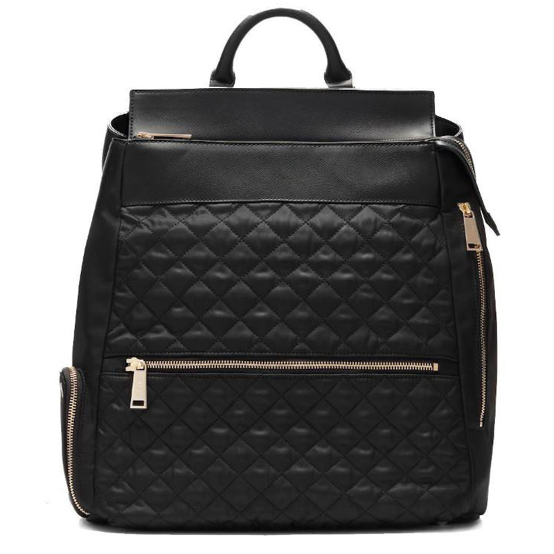 Oem пользовательские логотип стеганые путешествия back packs Леди искусственная кожа подгузник пеленки детские сумки