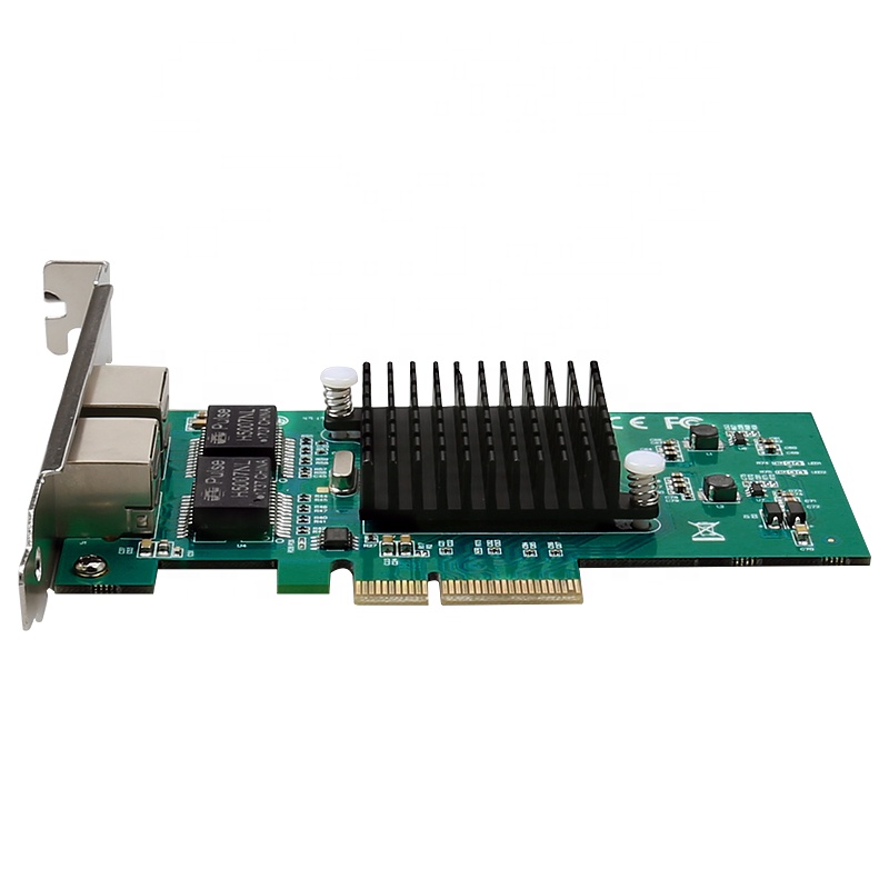 Гигабитная Серверная сетевая карта TXIC & DIEWU PCIe 4X 1G lan-карта для Intel I82576 маленькая плата