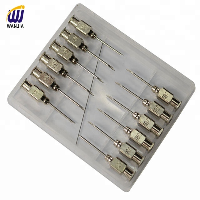 Поворотные иглы для скота Luer Lock ветеринарная игла