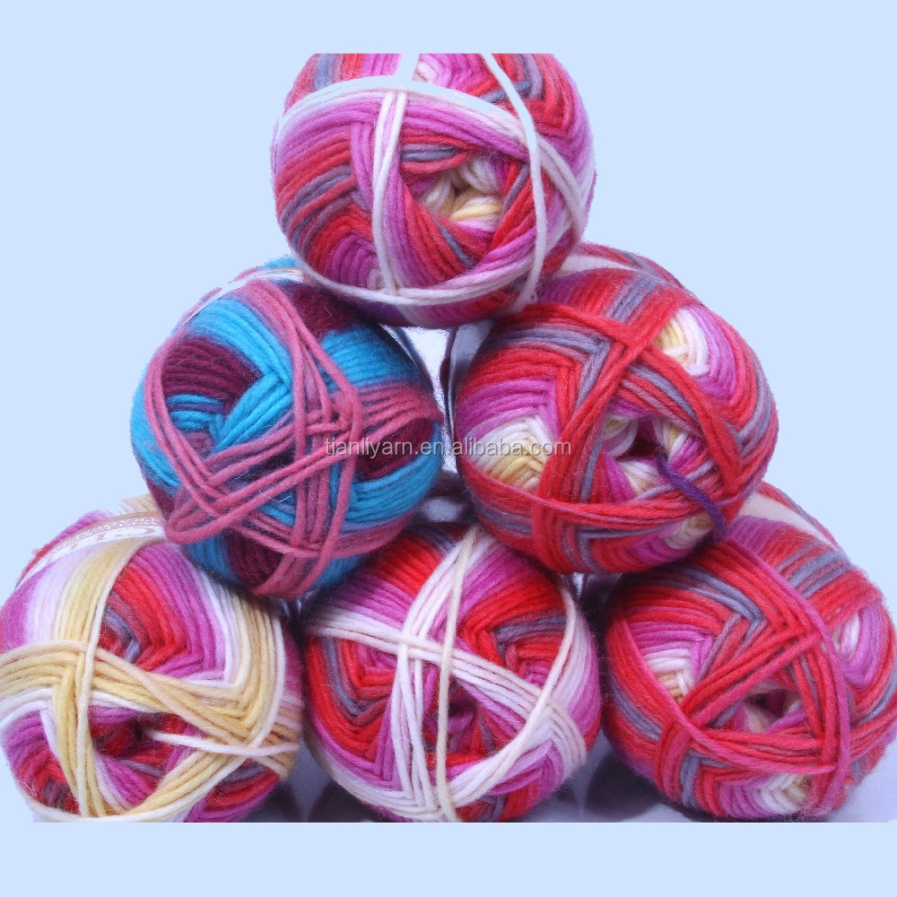 Hot sell knitting blend 100% hand knitting yarn TL-05