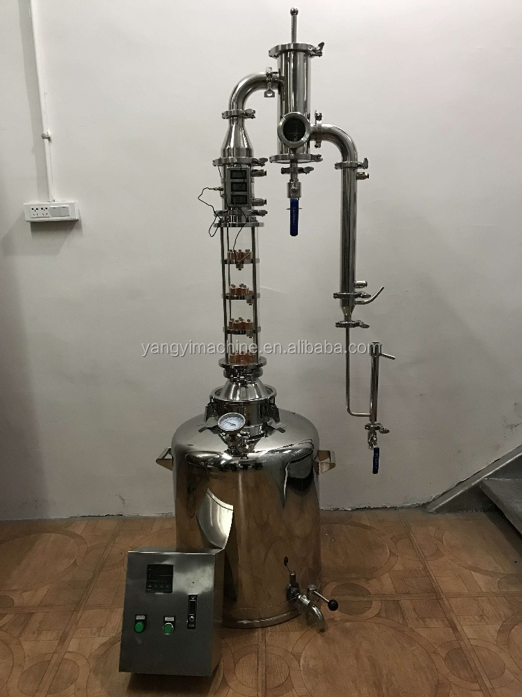 100L bolier with 4 inch glass type column ,gin basket ,controller box,heating element