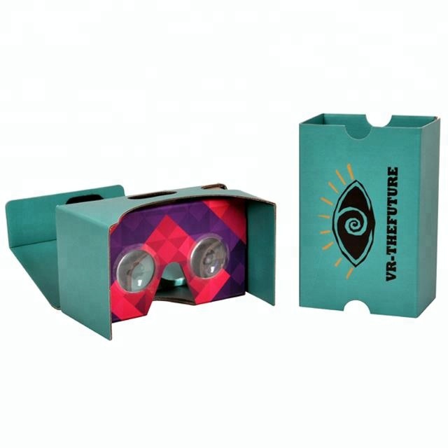 Пользовательская печать google cardboard v2.0 3D очки виртуальной реальности