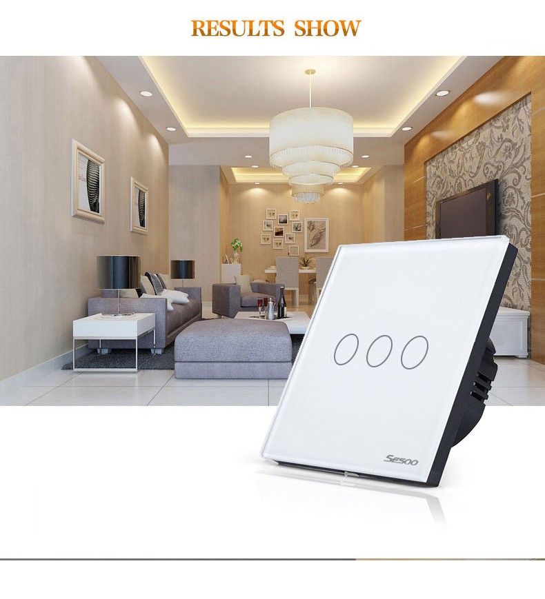 SESOO High Quality Easy Install Smart Home Switch For Android Phone App Standard