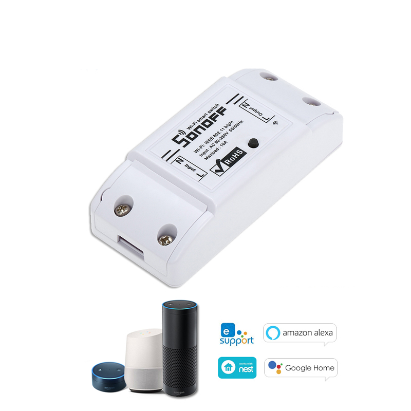 Умный выключатель Sonoff basic, 10 А/2200 Вт, Wi-Fi
