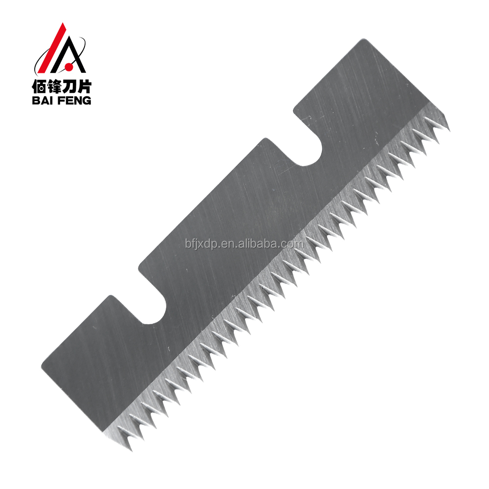 China Factory Long Serrated Cutting Blade For Plastic Film