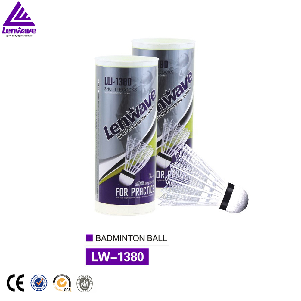 Lenwave брендовый супер дешевый нейлоновый Волан для бадминтона