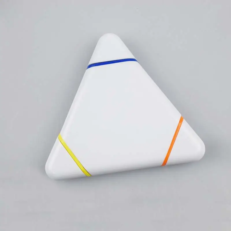 Triangle shape highlighter set/3 in 1 highlighter