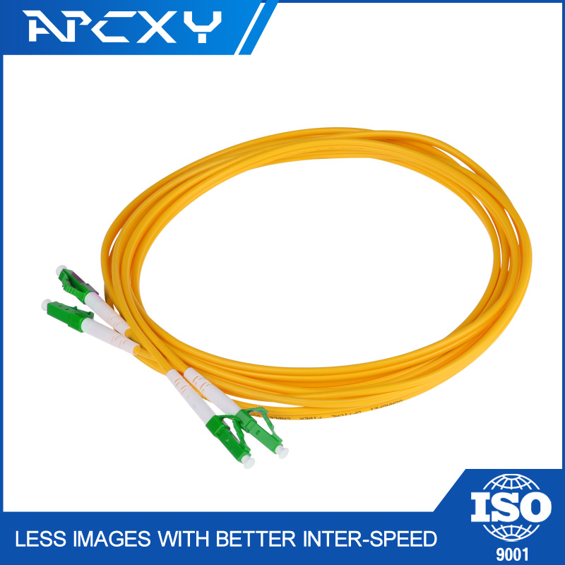 LC/APC-LC APC 9/125um Дуплекс одиночный режим CATV волоконно-оптические патч-корды
