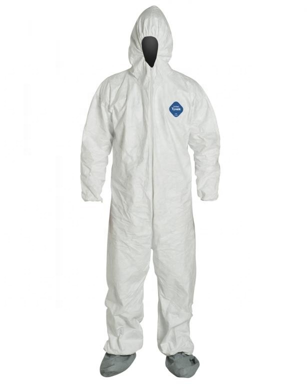 High Quality Workwear Disposable NonWoven Safety Clothing Coverall with Hood Coveralls Suit