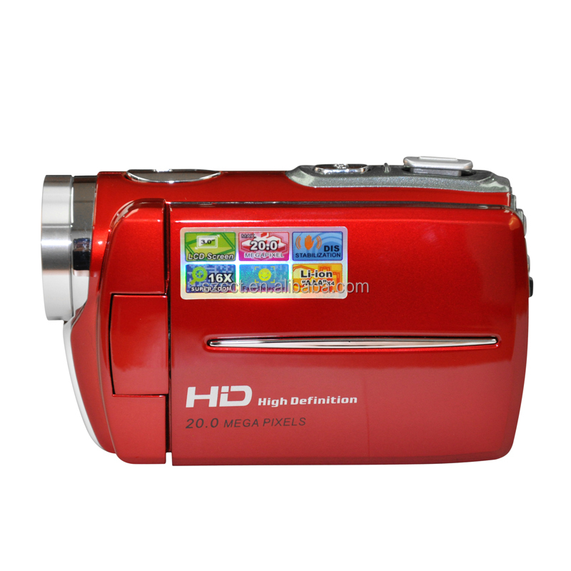 3-дюймовый TFT LCD 1080P HD 20MP Цифровая видеокамера 16x цифровой зум и однообъективных зеркальных камер DV до 32G SD карты