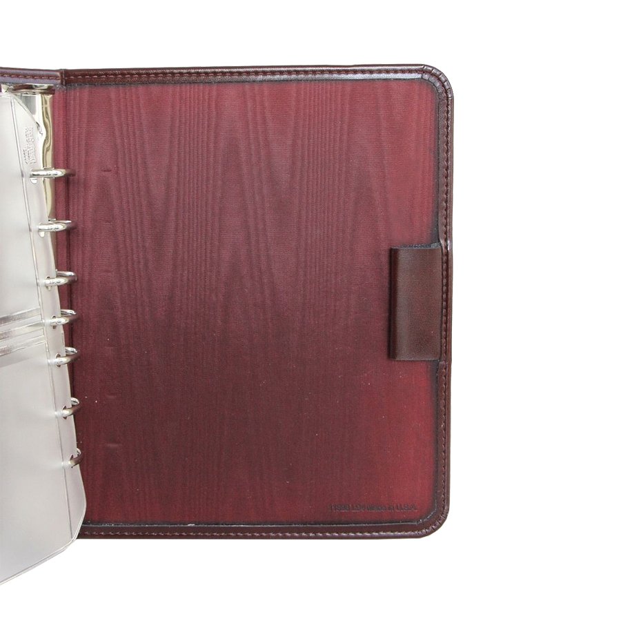 Vintage Leather Portfolio 7 Ring Binder Portfolio Planner