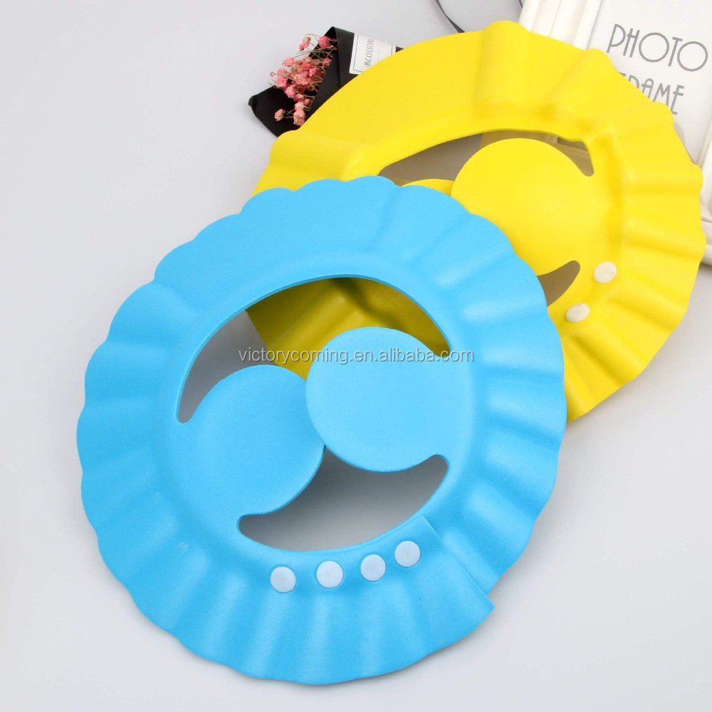 Baby Shower Cap Bathing Cap Soft Adjustable Visor Hat Safe Shampoo Shower Bathing Protection Bath Cap for Toddler baby kids