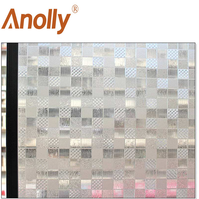 Anolly 3D блестящая оконная пленка для стеклянной наклейки съемный клей винил