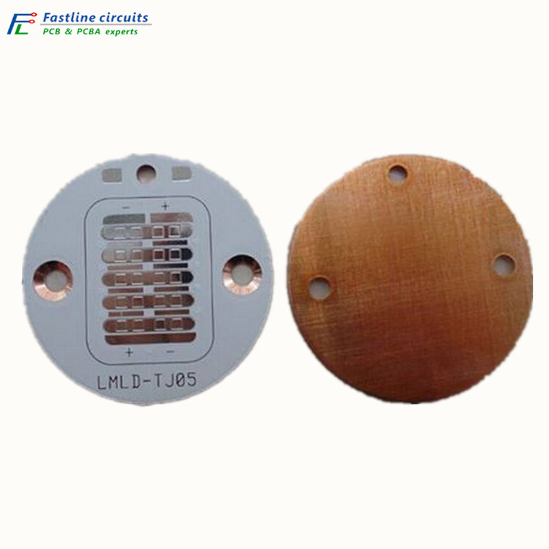 Metal Core PCB, Built On copper Base With Countersink Holes and Immersion Gold PCB