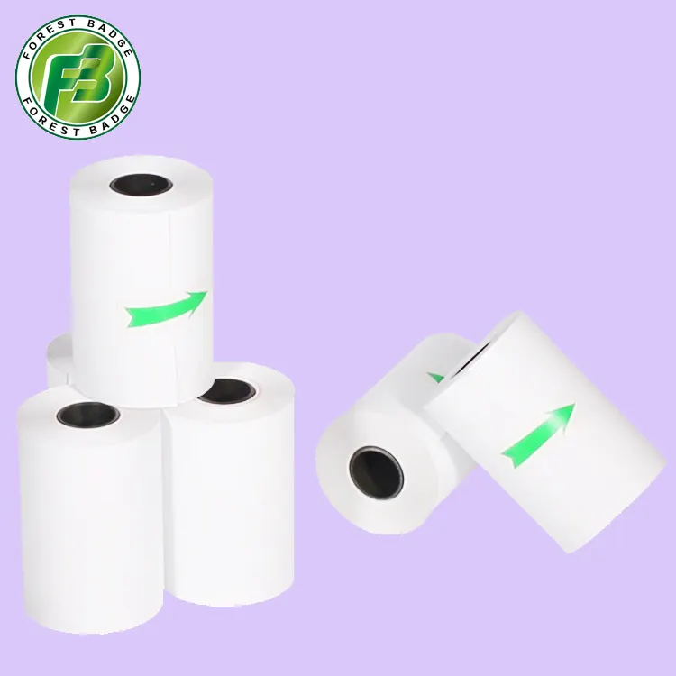 cheap rollos de papel 70gsm 57 x 30 mm thermal paper roll wholesale indonesia