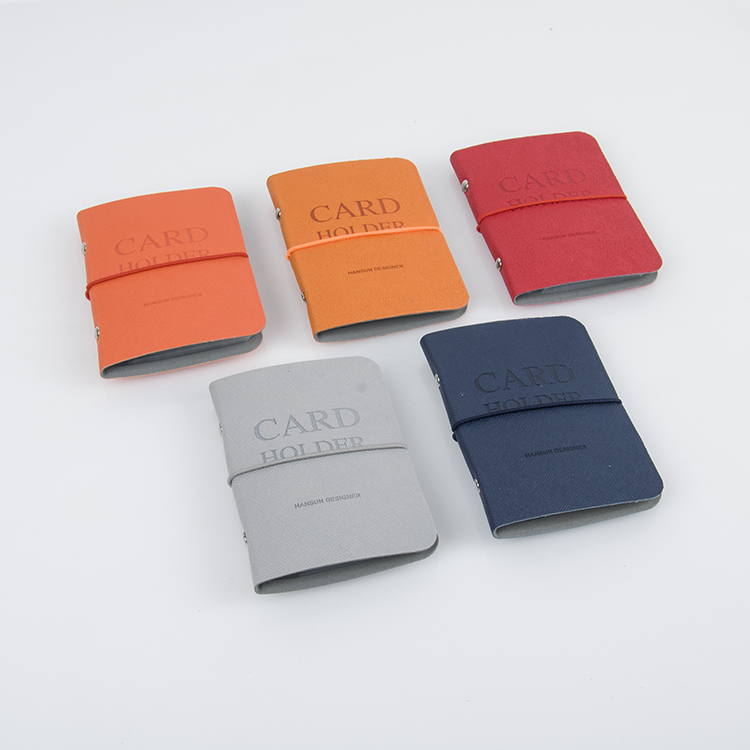Promotional High class PU Leather Business Name Card Holder