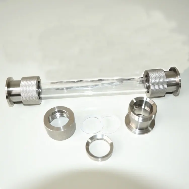 Adapter KF-50 KF16 quick compression couplings for quartz tubes  quartz tube adapter