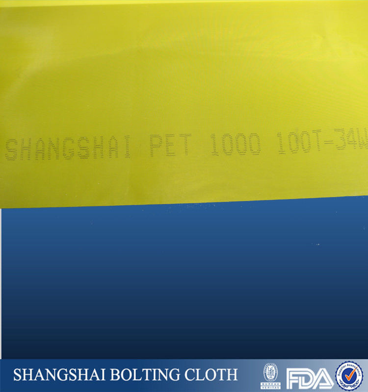 100% polyester screen printing mesh for textile printing