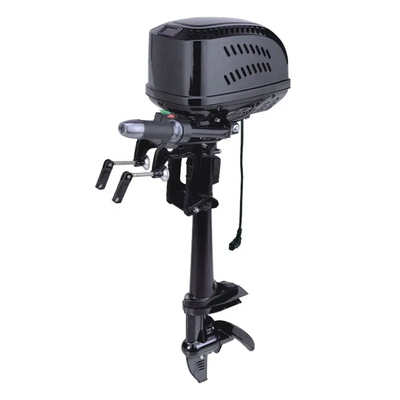 48V 1000W Brushless Electric Outboard Boat Engines with 2 Bladed Propeller