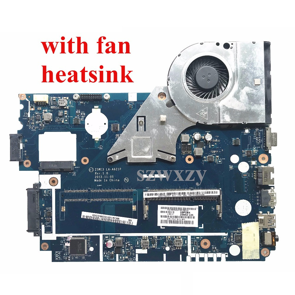 Материнская плата для ноутбука ACER E1-510 с процессором SR1SF N2920 NBC3A11001 Z5WE3 LA-A621P DDR3L