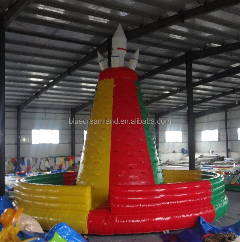 Top seller inflatable climbing wall for children and adult