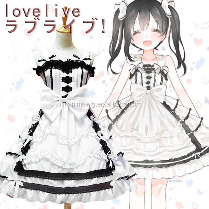 Платье Лолиты, костюм для косплея «Love Live», костюм из аниме «Ядзава Нико» для вечеринки