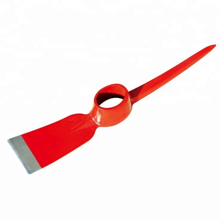 Цельный топор с плоской головкой без ручки Weeding mattock hoe