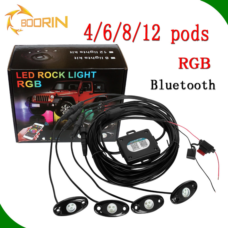 Китай (материк) напольное освещение рок light12v RGB 5 видов цветов, красный, синий, зеленый, желтый теплый белый изменение цвета морской светодиодное напольное освещение