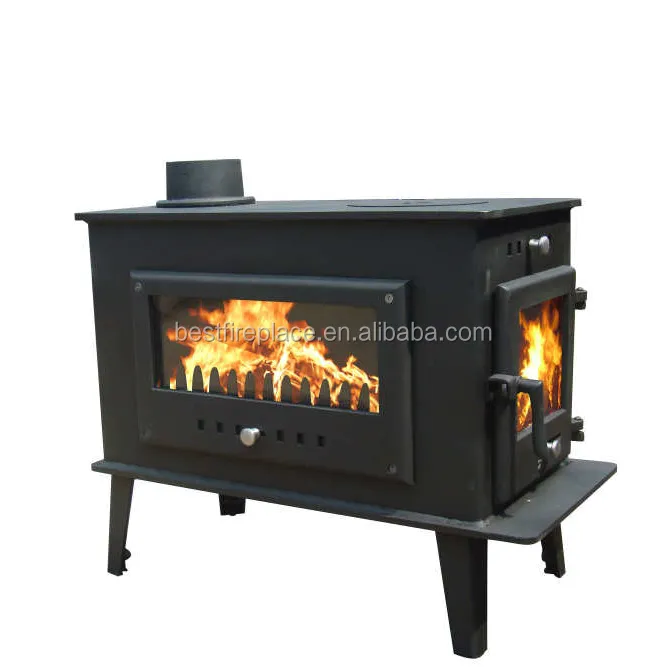 Cheap Multi-fuel Wood Burning Stove With beside door and top plate