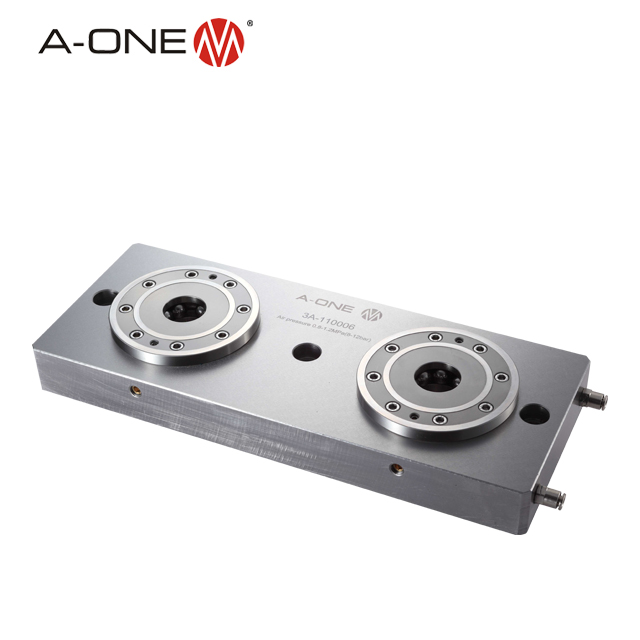 heavy duty zero point chuck centering base plate double CNC clamps