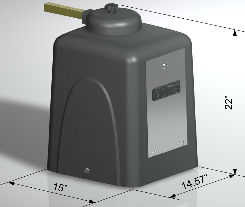 1/2HP сверхмощный AC распашные ворота открывалка