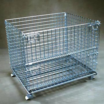 Galvanized Wire Container