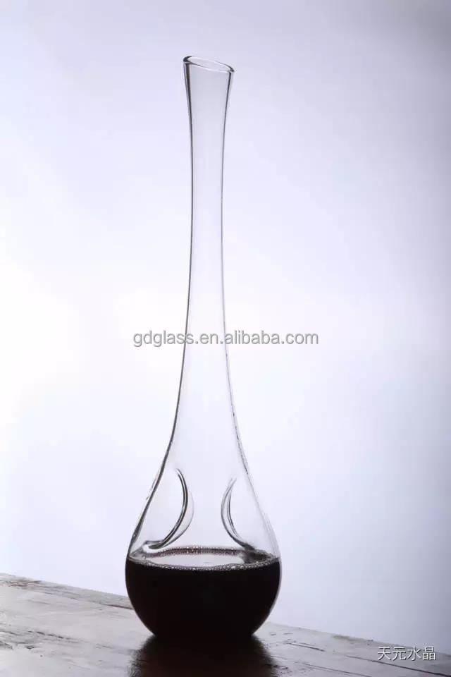 Изготовленный На Заказ Handblown Clear графин и стакан для вина