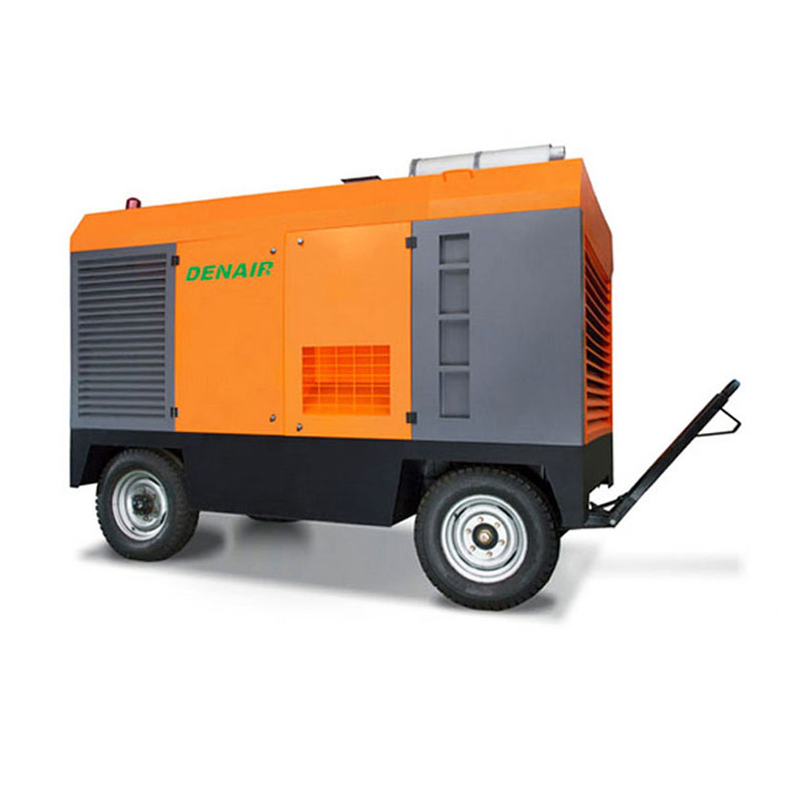 Rotary Screw Type Portable Diesel Engine Driven High Pressure Air Compressor Price