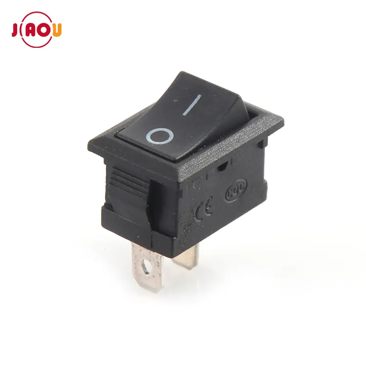 JIAOU KCD1-101 SPST 2 Pin 2 Position Rocker Switch 21*15MM ON-OFF Boat Switches