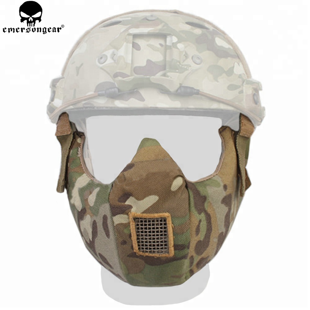EMERSONGEAR полулицевой защитный Быстрый Шлем Ops-core Военные Аксессуары для страйкбола пейнтбола охоты тактическая маска