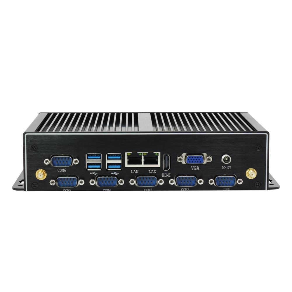 Промышленный ПК XCY i5 4200U 6 * com 4 * RS232/2 * RS485 с Wi-Fi мини-компьютером