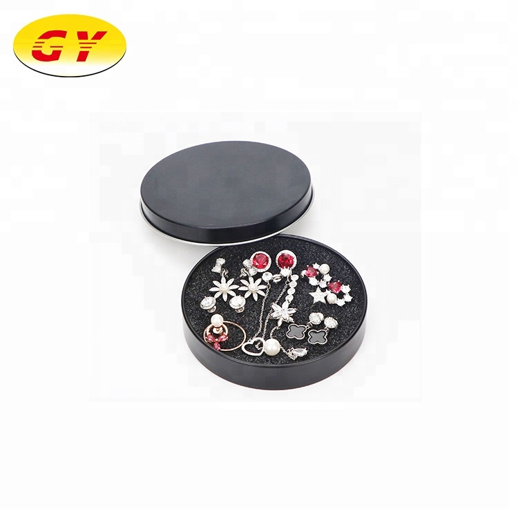 Small jewelry box metal packaging Tin Can candy iron box