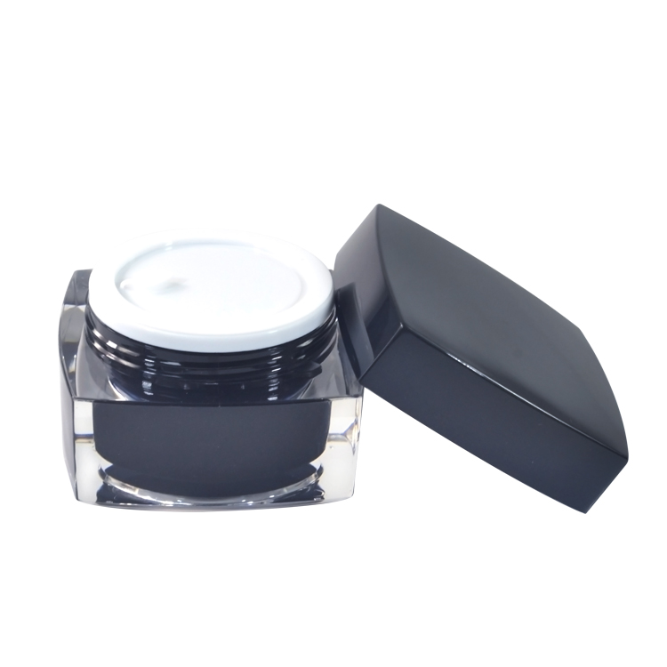empty square 5g 15g 30g 50g cosmetic jar for cream