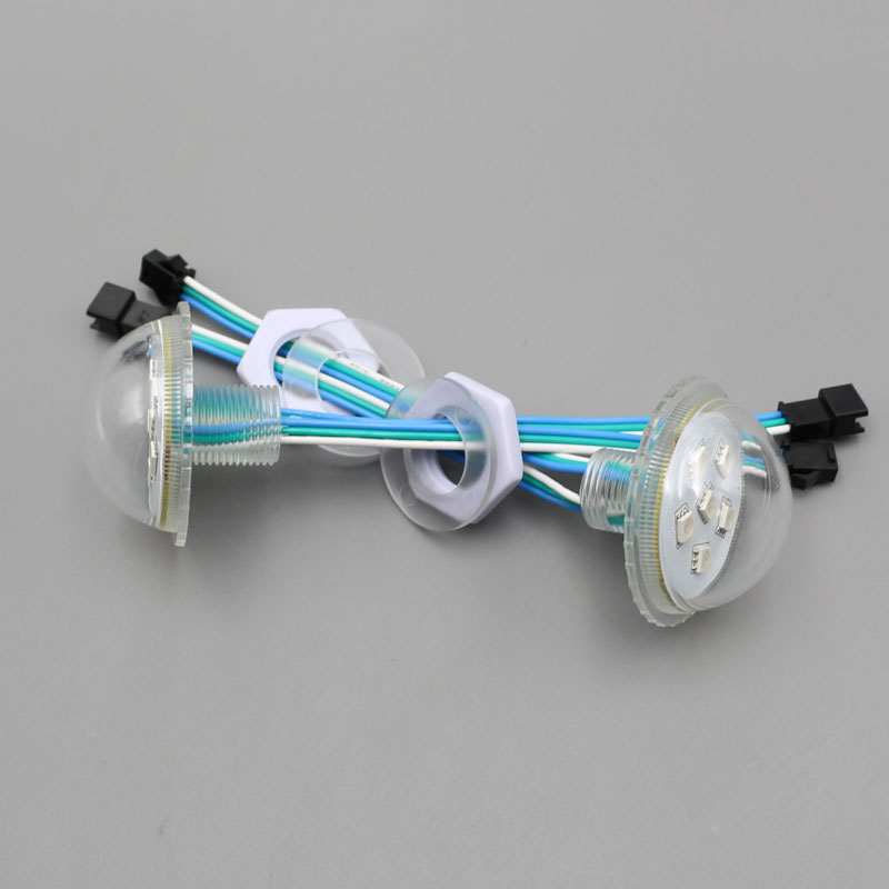 6 светодиодов 45 мм DC12V ucs2903 светодиодные развлекательные лампочки с led rgb funfair огни